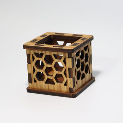 Honeycomb Tealight - Lightbox Project