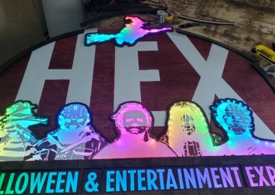 Hex Stage Sign