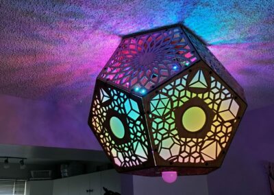 Dodecahedron Ceiling Light